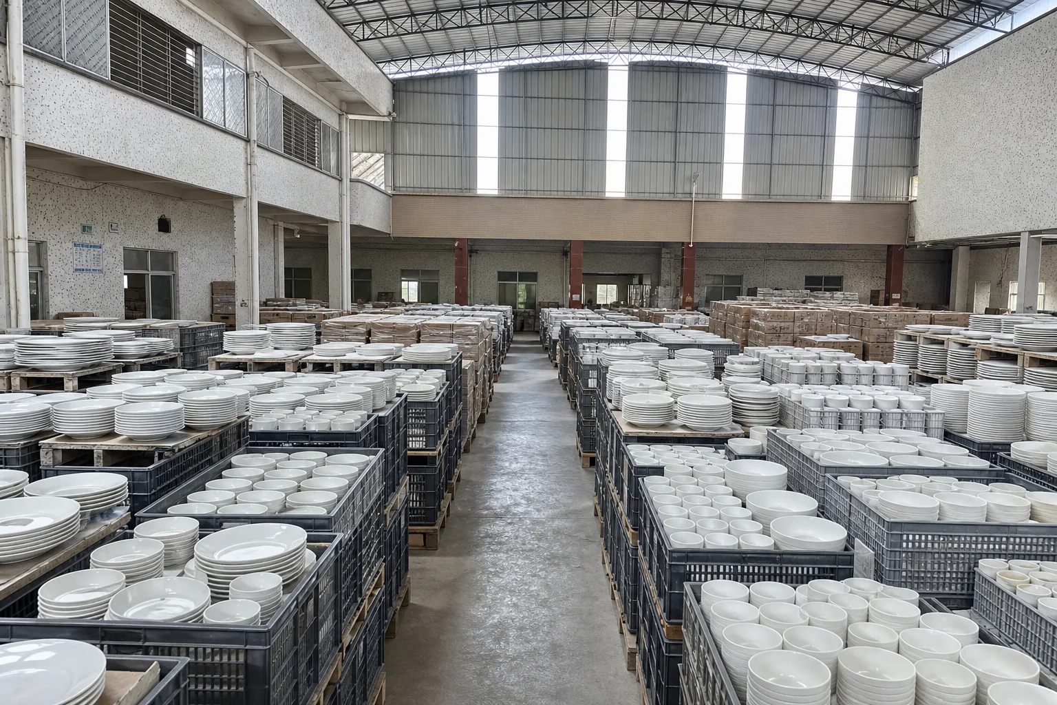 White ceramic inventory