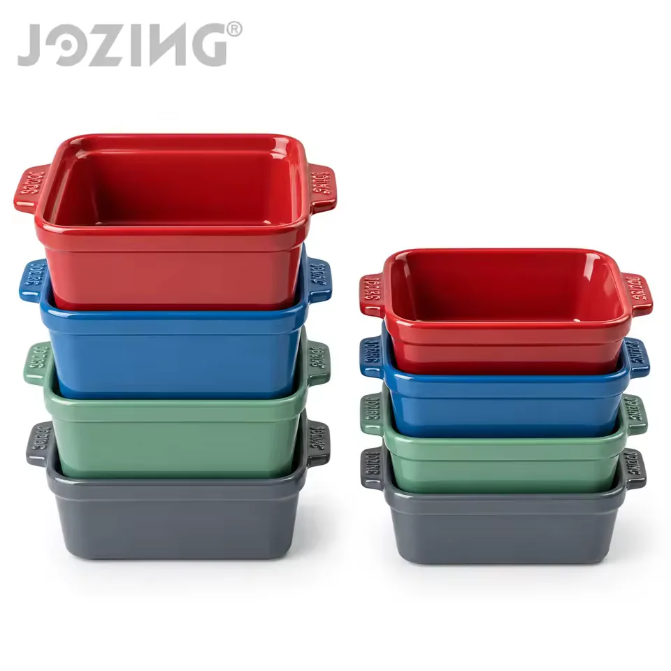 Ready Stock Ceramic Baking Dishes in Four Colors product view