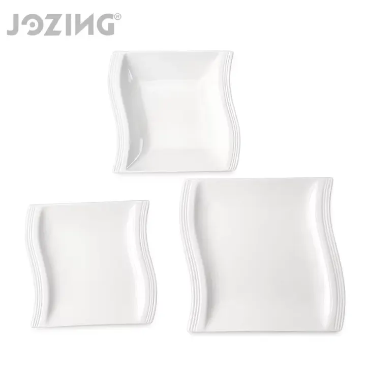 Wholesale Modern White Ceramic Dinnerware Set for Restaurant & Hotel